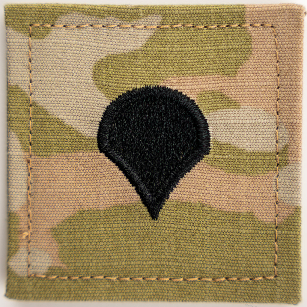 thumbnail image 2 of E-4 Specialist US Army Rank Sticker - Die Cut Vinyl Decal SPC OR-4 E4 2 of 5