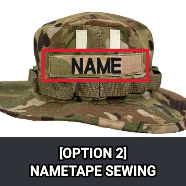 boonie option 2 Nametape sewing