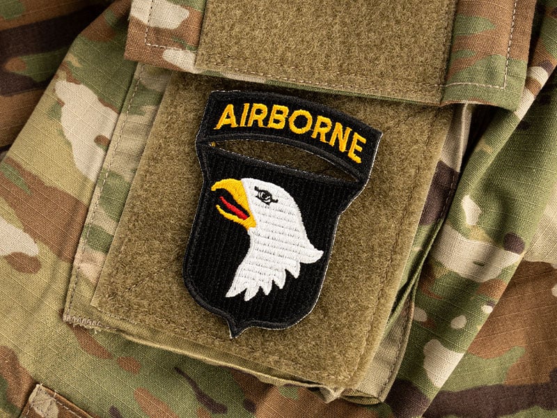 101st Airborne Division Patch with ABN Tab