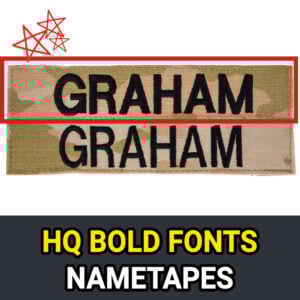 hq bold fonts nametapes