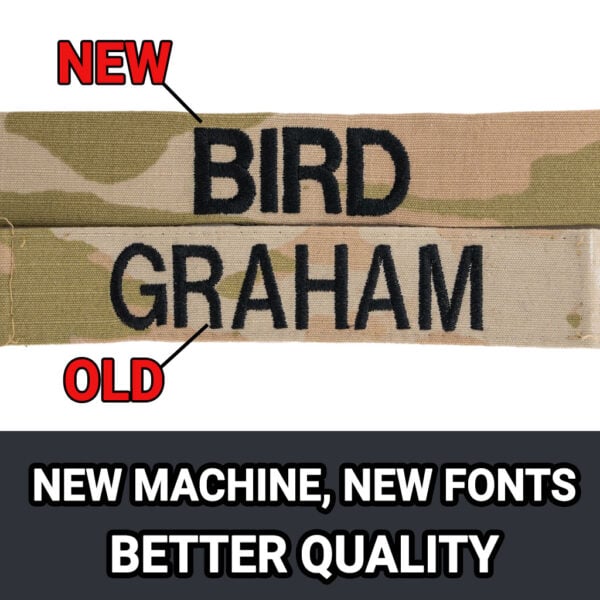 NEW MACHINE, NEW FONTS, BETTER QUALITY