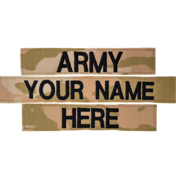 Army OCP NameTapes option Velcro, 3Color 100% Regulation Name Tapes