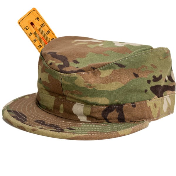 Hot weather patrol cap