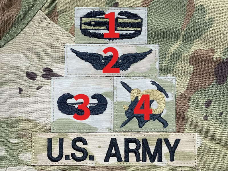 army acu 4skills A sewn on