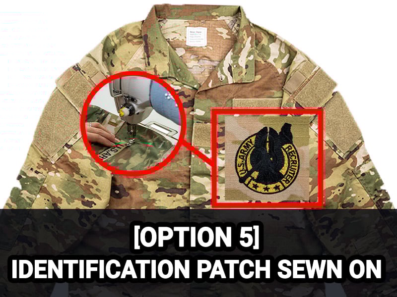 OPTION 5 / ID PATCH SEWN ON