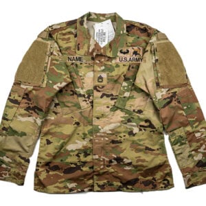 ACU Uniform Army OCP 50/50 Jacket – Custom Sewn Name, Rank & Badges (Men’s)