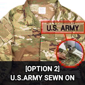 usarmy sewn on the acu ocp jacket