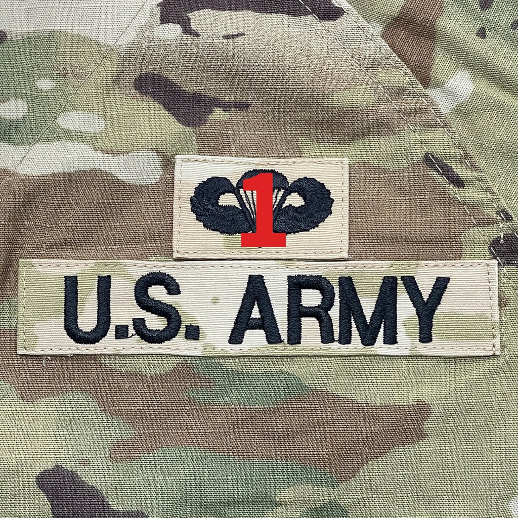 army acu 1skill sewn on sample
